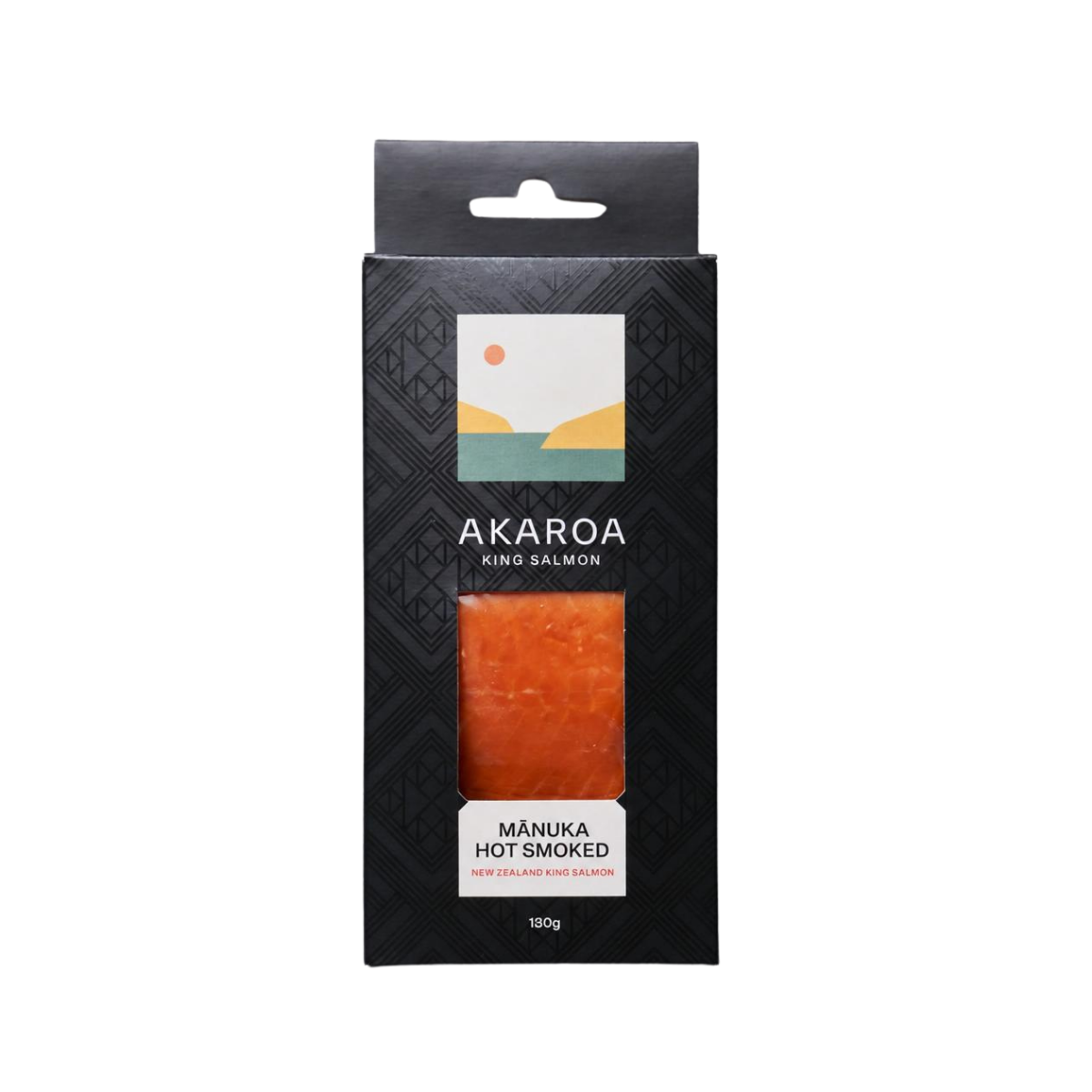 Akaroa New Zealand Hot Smoked Manuka King Salmon Portion (Chilled, 130g)
