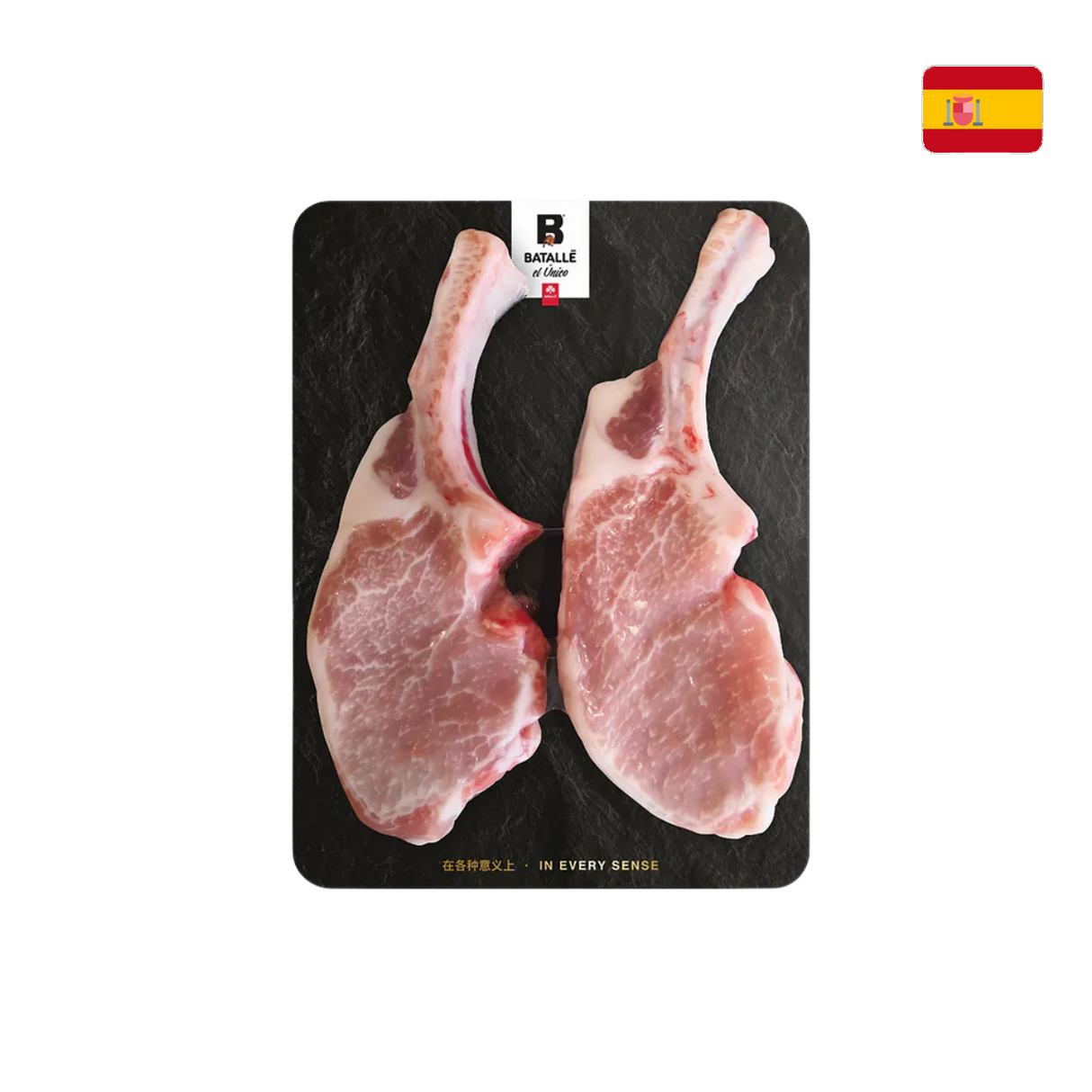 Batalle Duroc French Cut Pork Rack (Frozen, Min 300g)