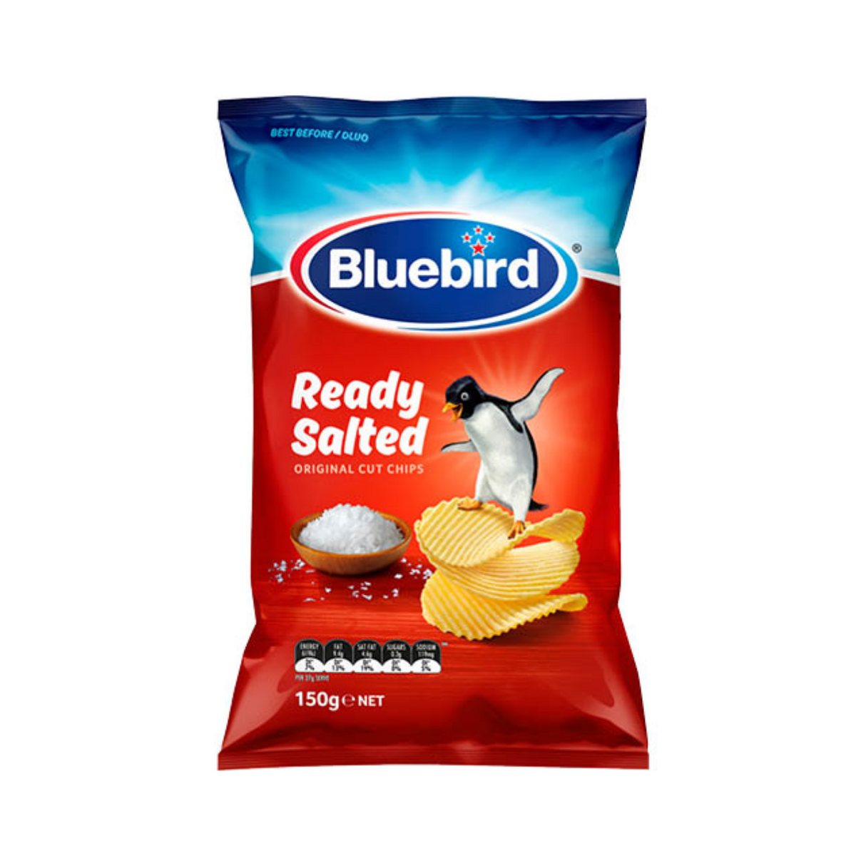 Bluebird Chips Original Cut Ready Salted (150g)