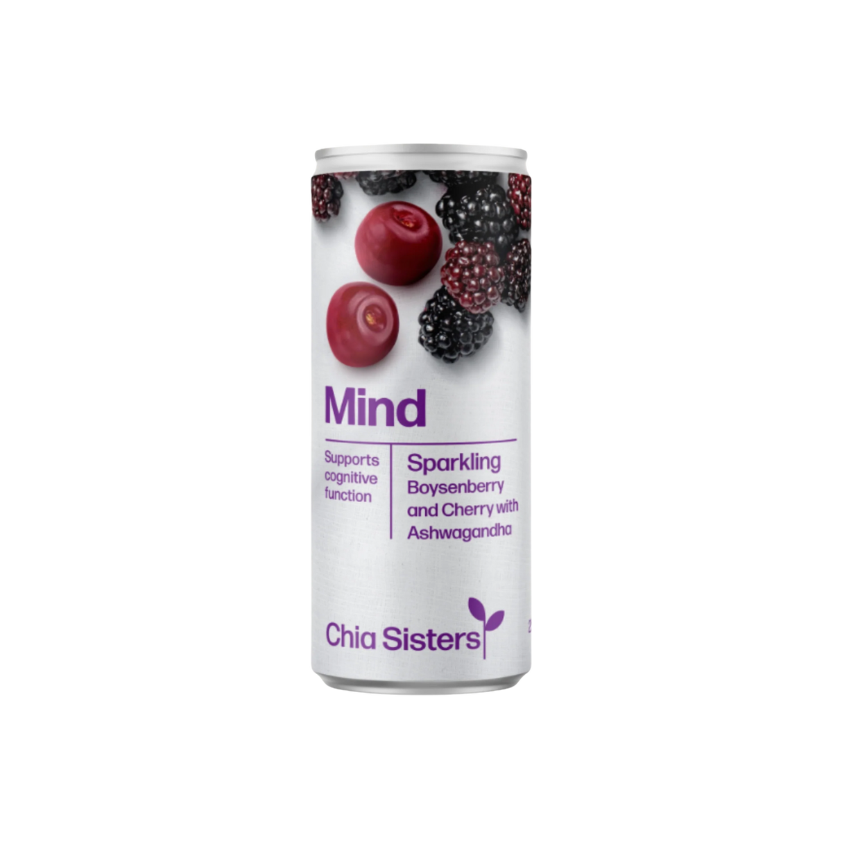 Chia Sisters - Boysenberry & Cherry Sparkling Drink (250ml)