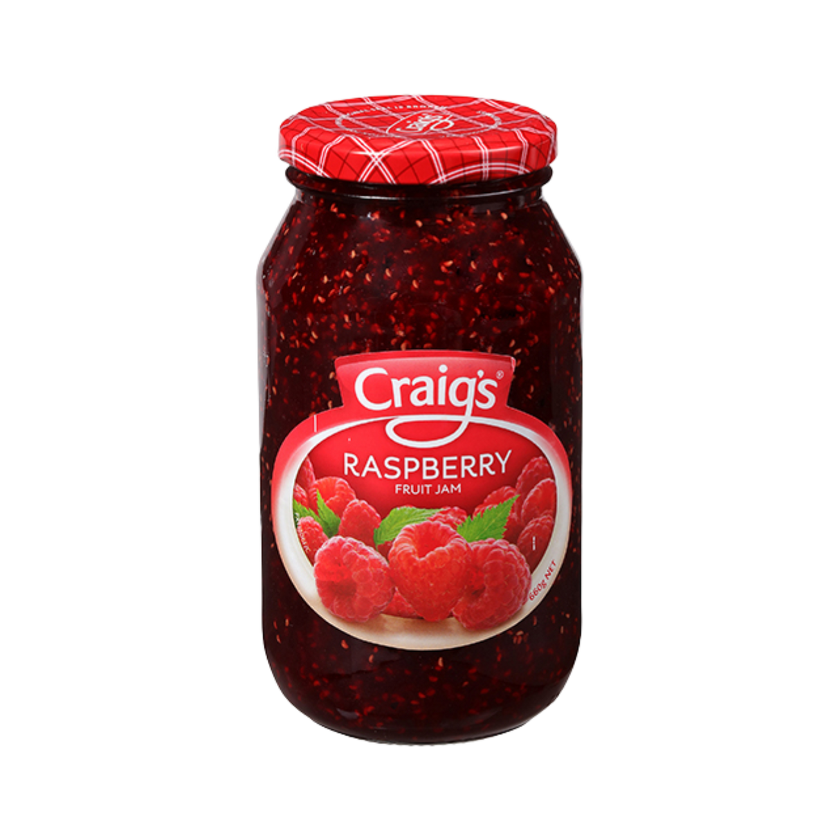 Craig's Raspberry Fruit Jam (660g)