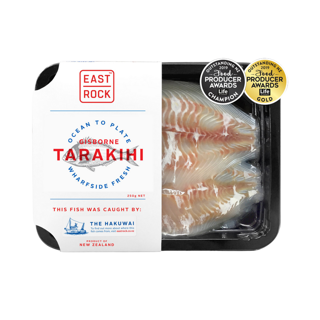 East Rock Tarakihi / Queens Snapper Fillets (Frozen, 250g)