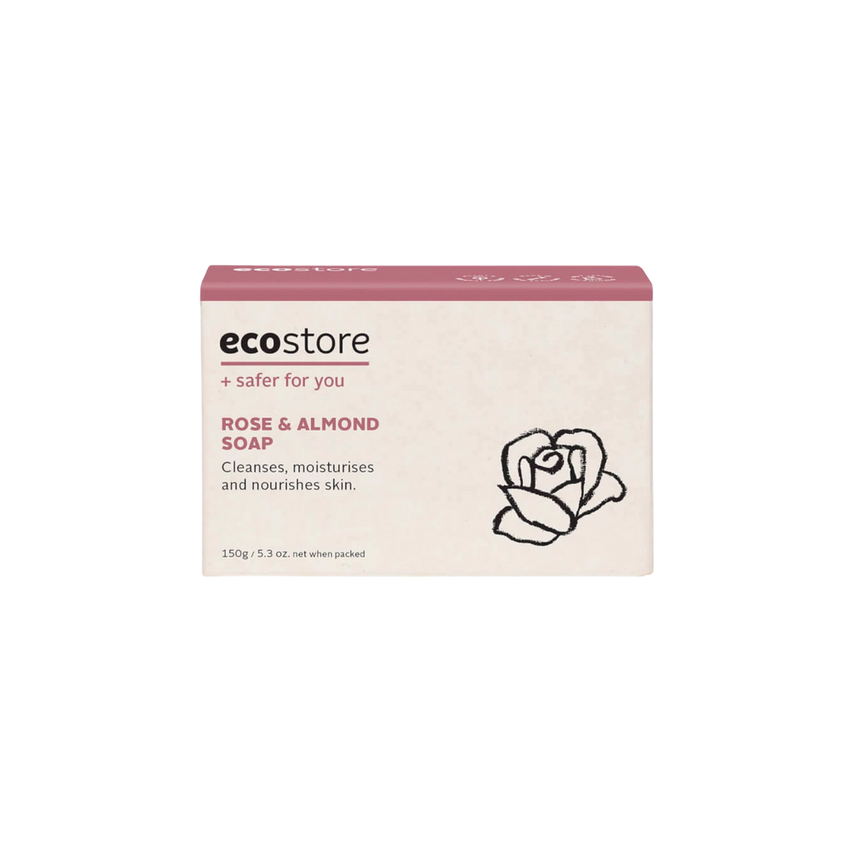 Ecostore Rose & Almond Oil Soap (150g)