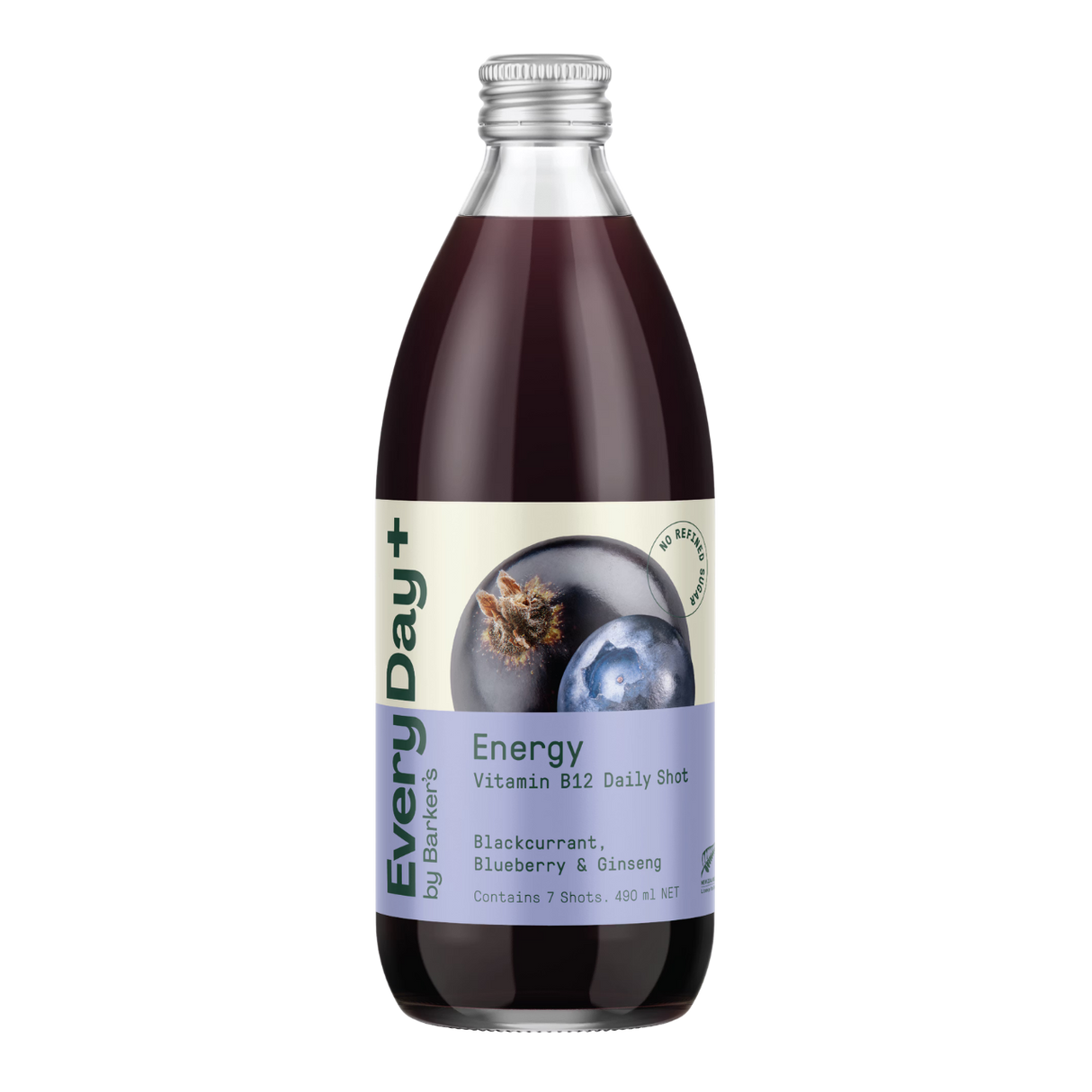 EveryDay+ Blackcurrant, Blueberry & Ginseng Energy Daily Shot (490ml)