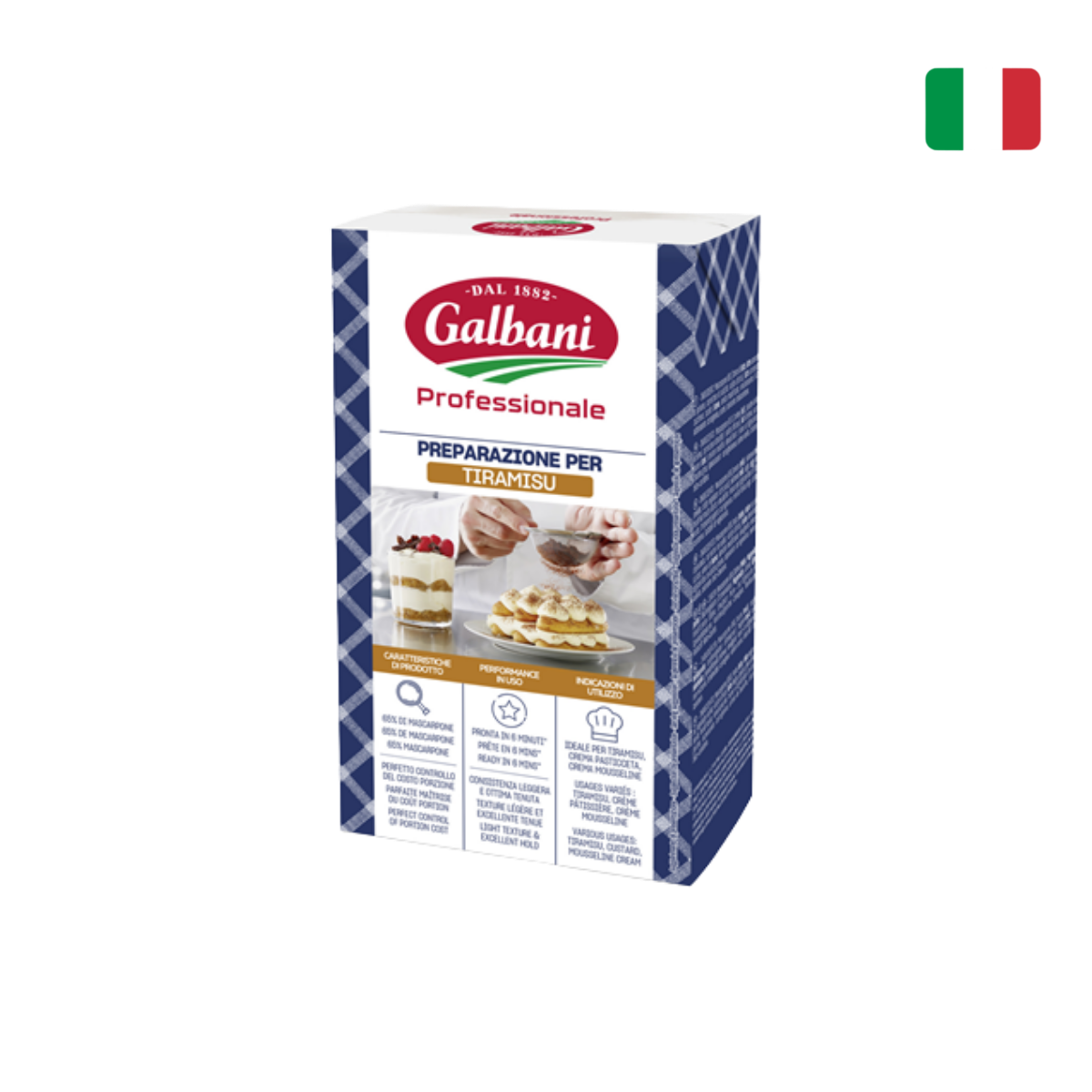 Galbani Tiramisu preparation (Chilled, 1L)