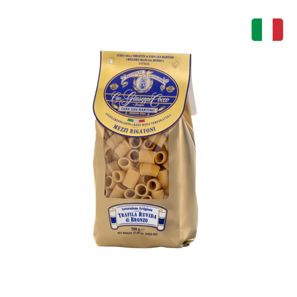 Giuseppe Cocco Mezzi Rigatoni (500g)
