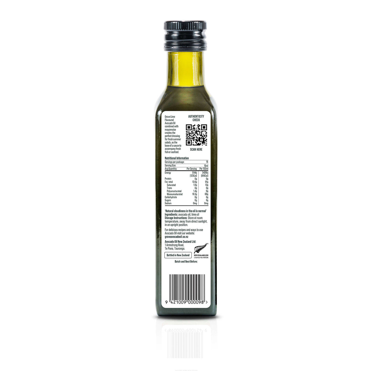 Grove Avocado Oil (Lime, 250ml)