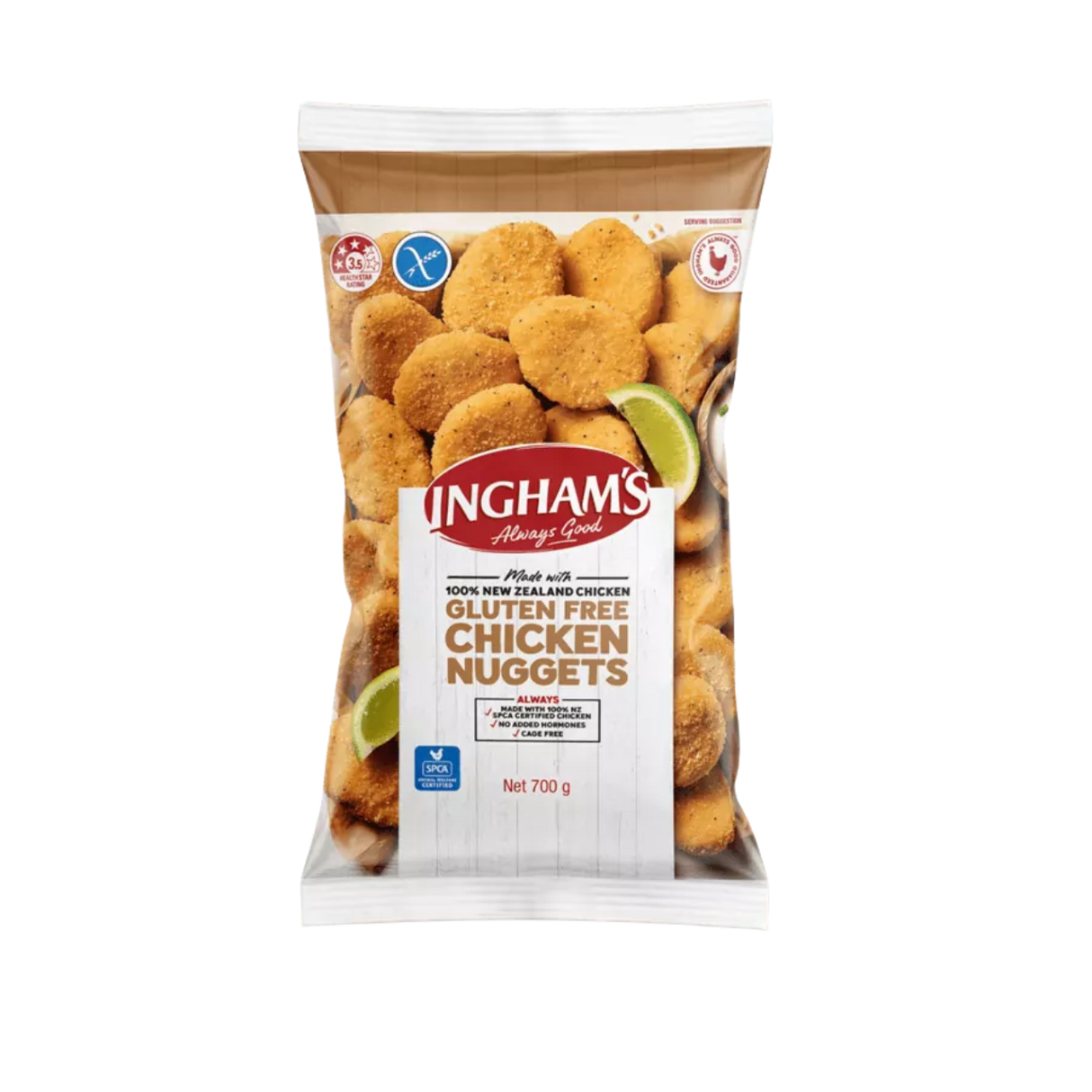 Ingham's Gluten Free Chicken Nuggets (Frozen, 700g)