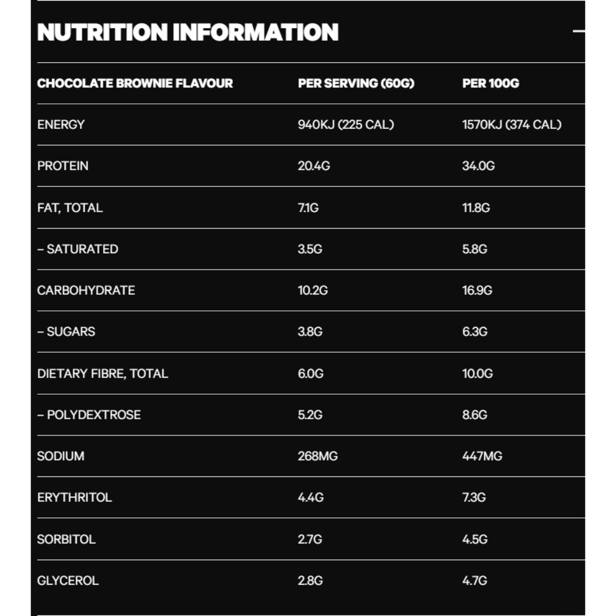 Musashi Protein Crisp Bar (Choc Brownie, 60g)