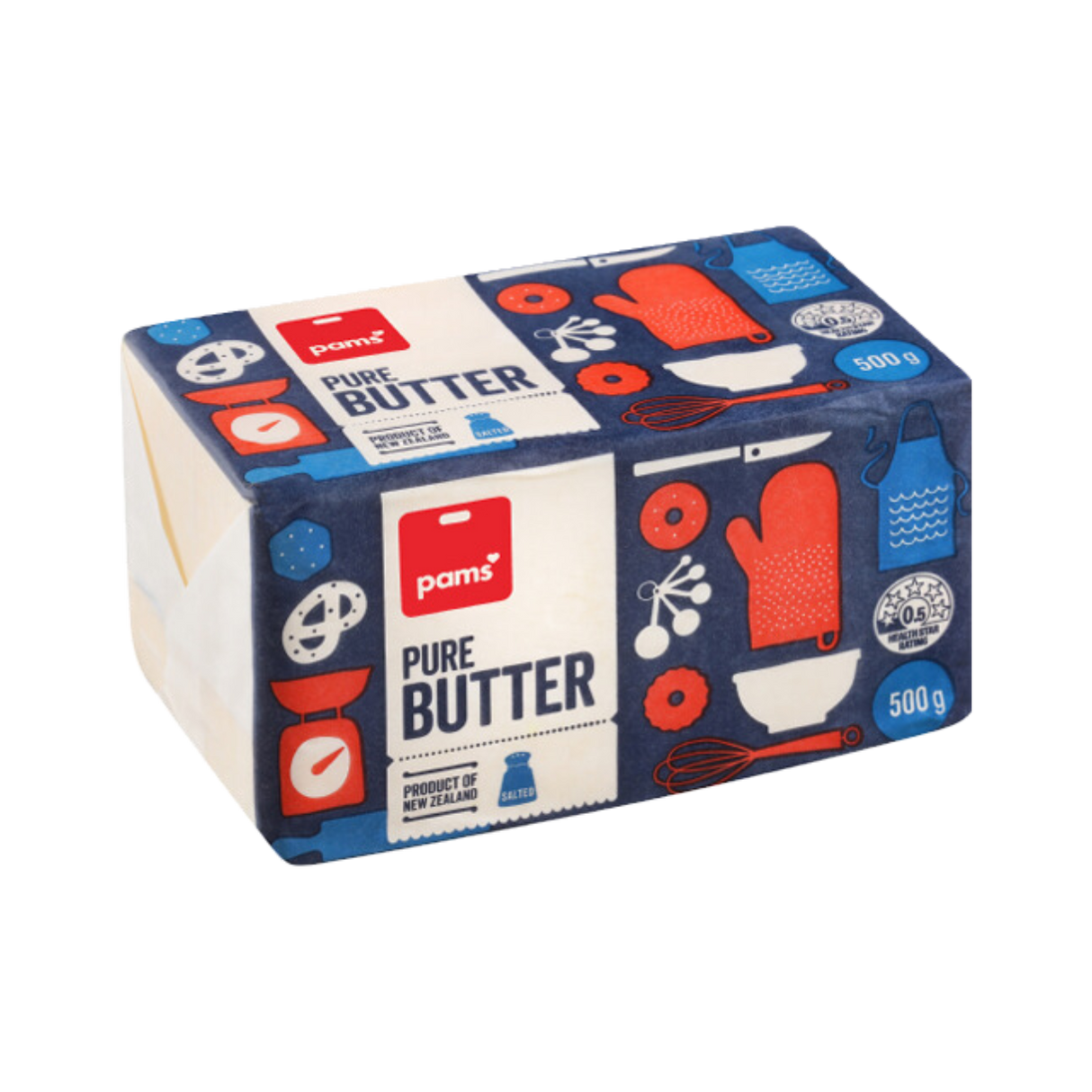 Pams Pure Butter (Chilled,500g)