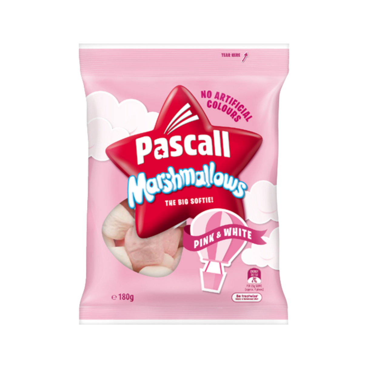 Pascall Pink & White Marshmallows (180g)