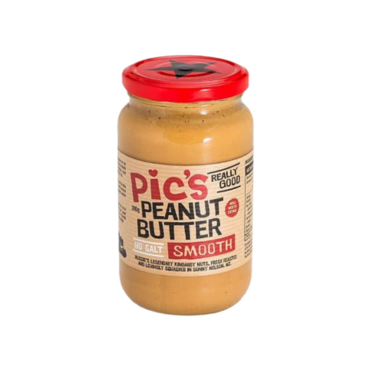 Pic's Smooth Peanut Butter (No Salt, 380g)