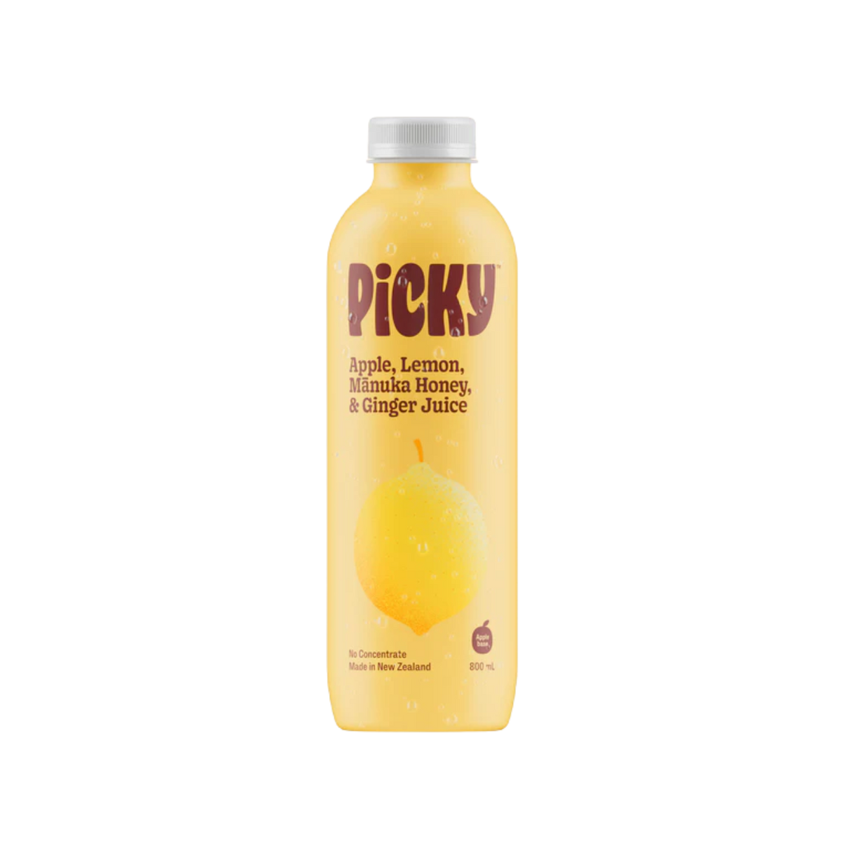 Picky - Apple, Lemon, Mānuka Honey & Ginger Juice (Chilled, 800ml)
