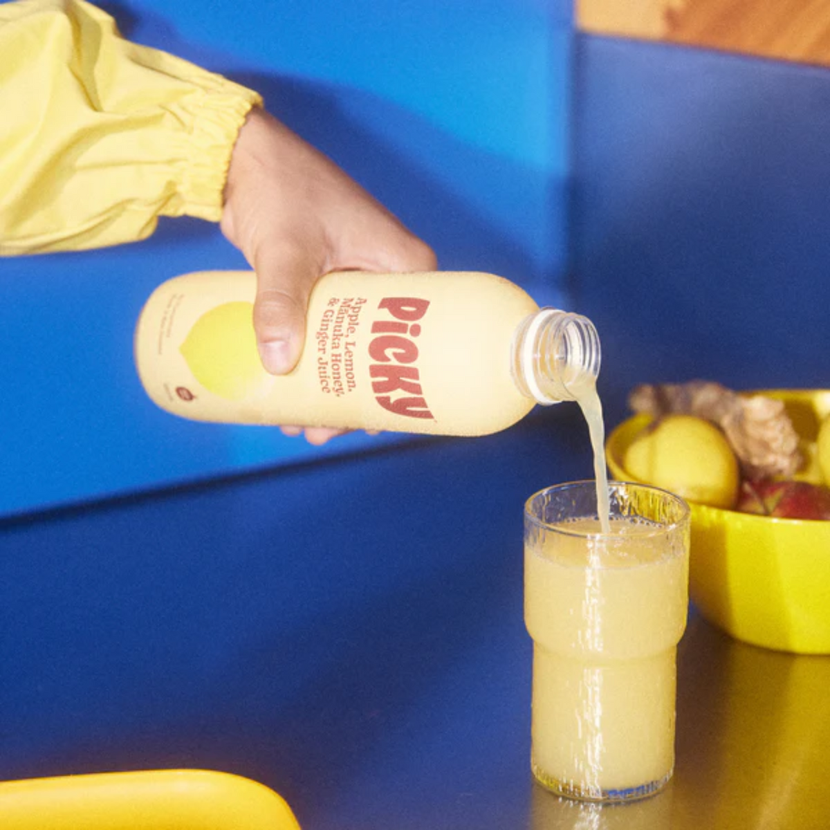 Picky - Apple, Lemon, Mānuka Honey & Ginger Juice (Chilled, 800ml)