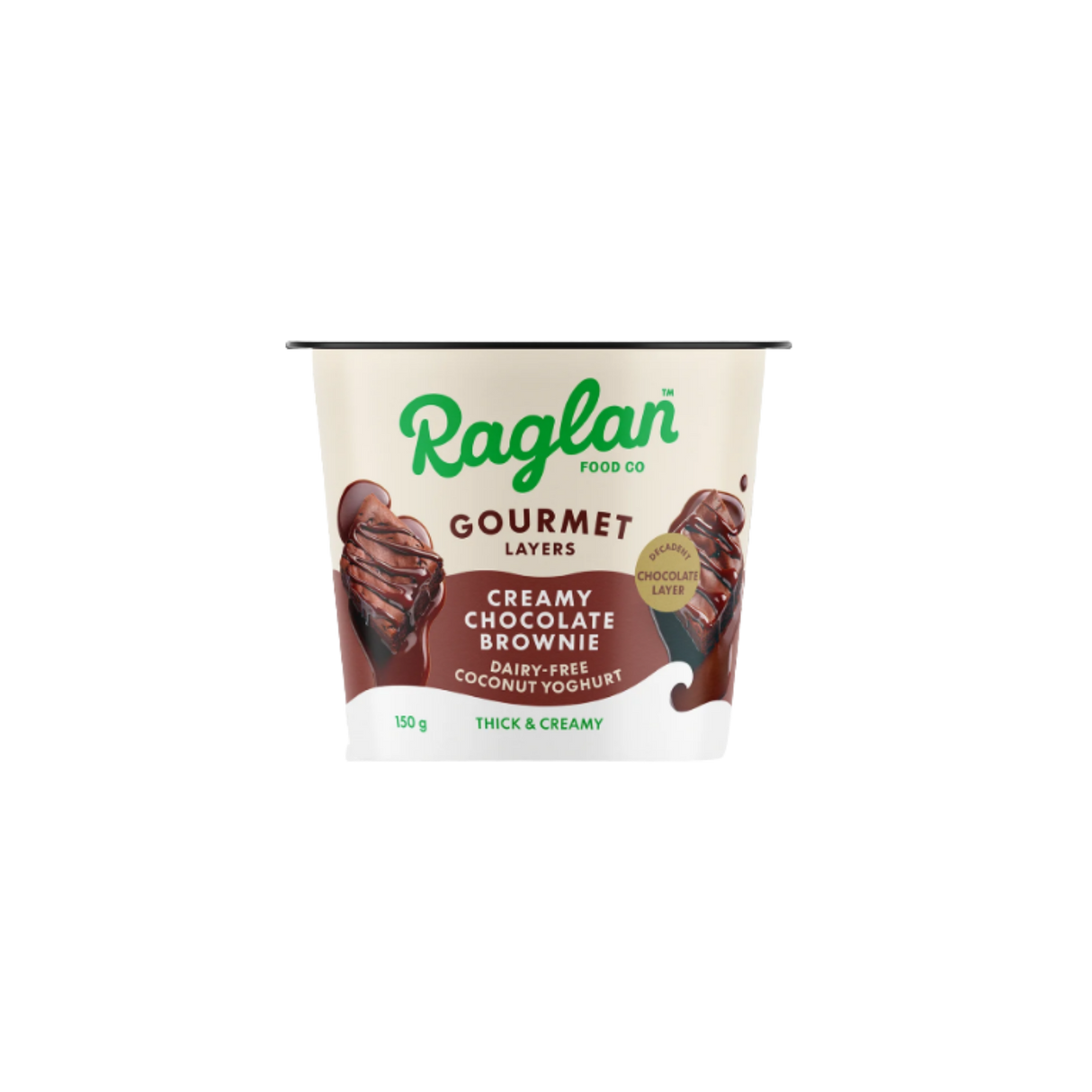 Raglan Coconut Yoghurt Creamy Chocolate Brownie Yoghurt (150g)