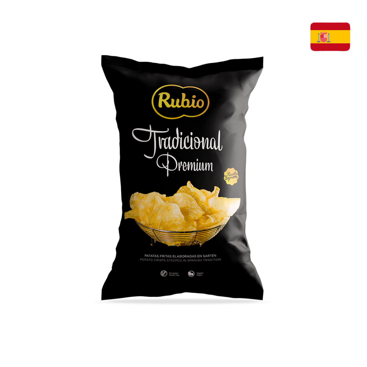 Rubio - Traditional Premium Potato Crisps (125g)