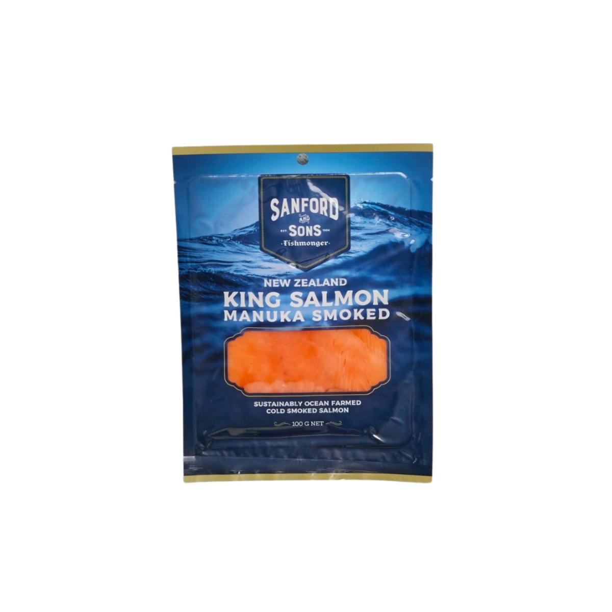 Sanford Cold Manuka Smoked New Zealand King Salmon (100g) Eat The Kiwi