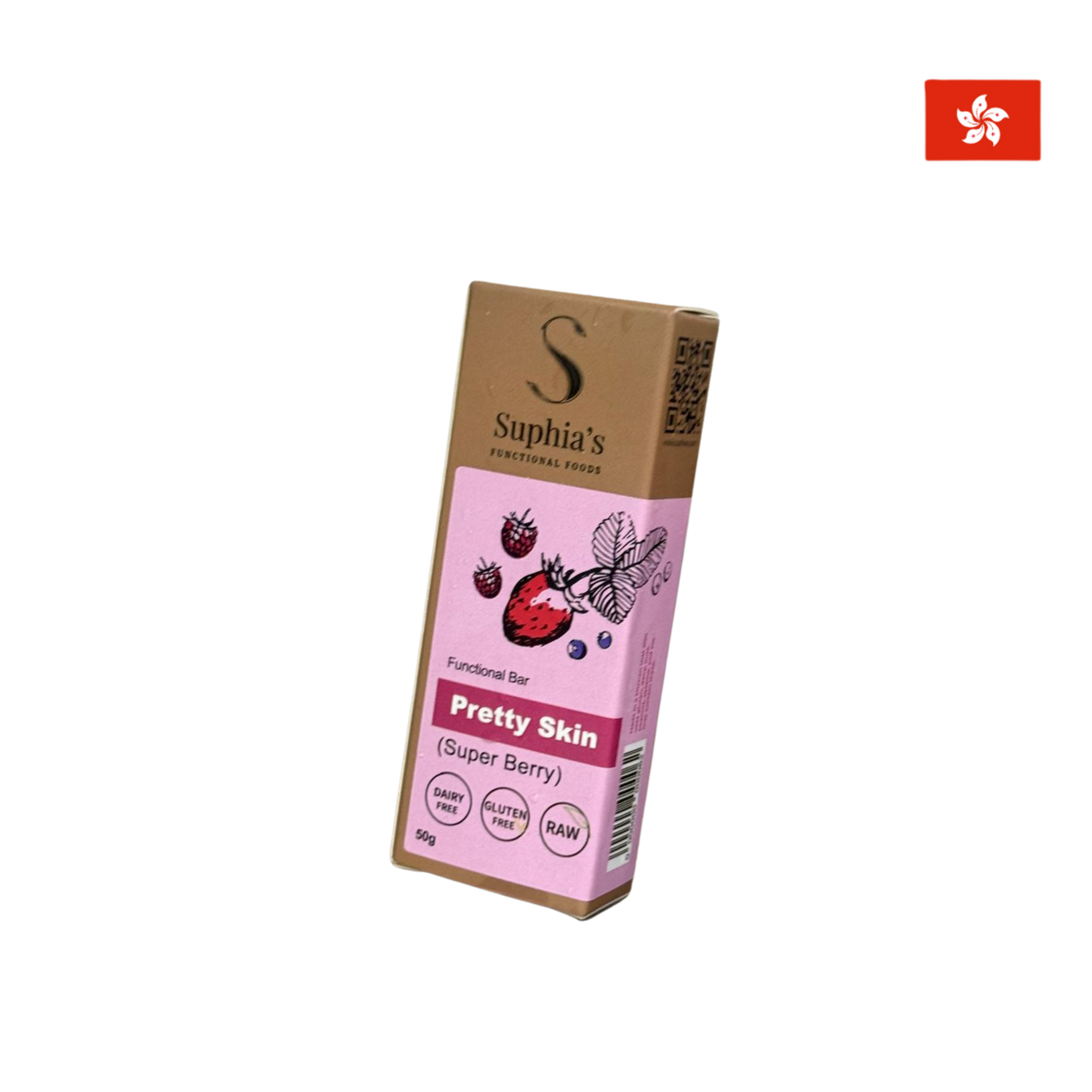 Suphia's Functional Foods - Pretty Skin Super Berry Bar (Frozen, 50g)