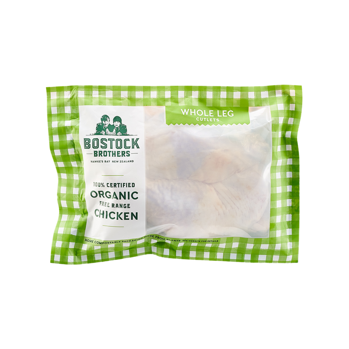 Bostock's Organic Free Range Chicken Legs (Frozen, 500g)
