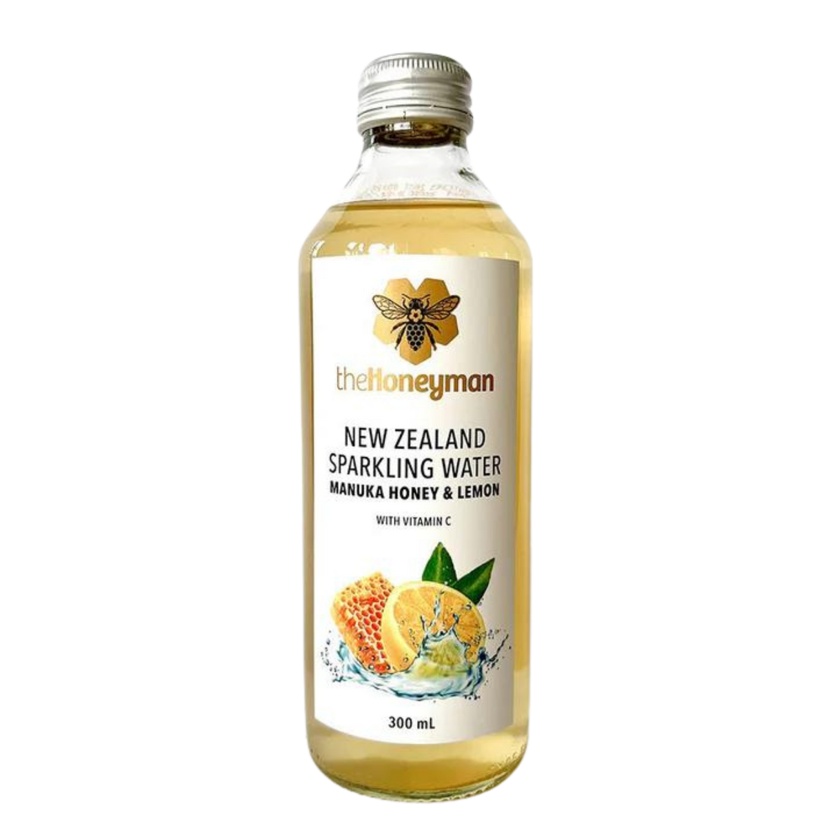 The Honeyman Manuka Honey & Lemon Sparkling Water (300ml)
