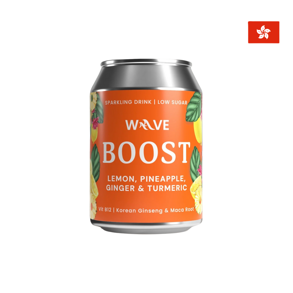 WAAVE BOOST - Korean Ginseng, Ginger, Lemon & Turmeric (250ml)