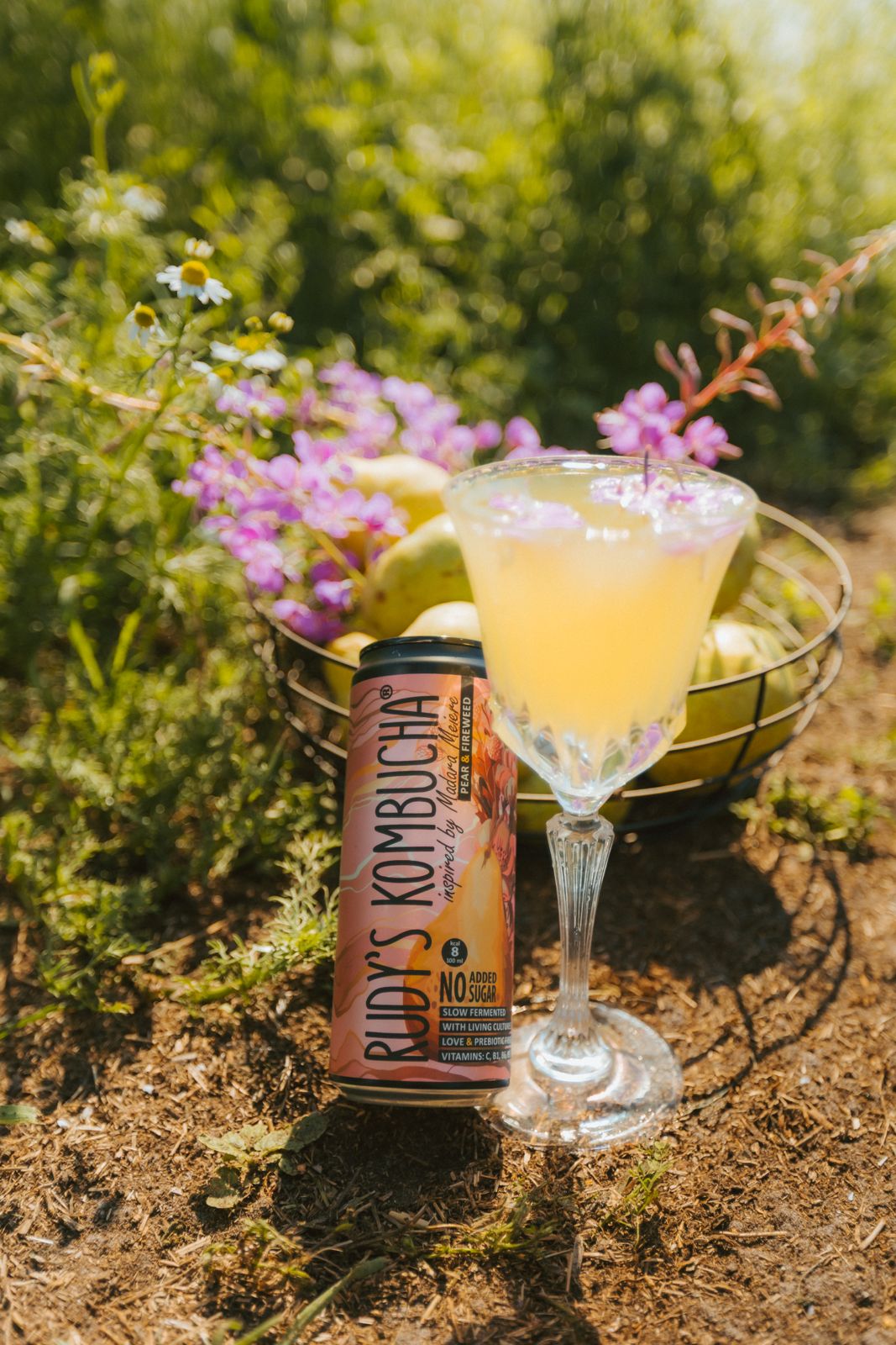 Rudy's Kombucha - Pear & Fireweed (330ml)