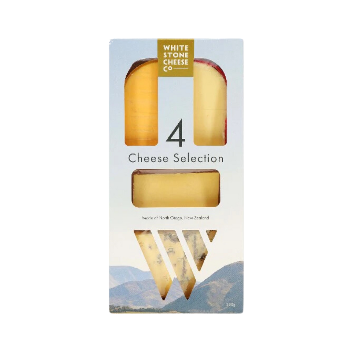 Whitestone Four Cheese Platter (Chilled, 280g) Best Before 8/2026