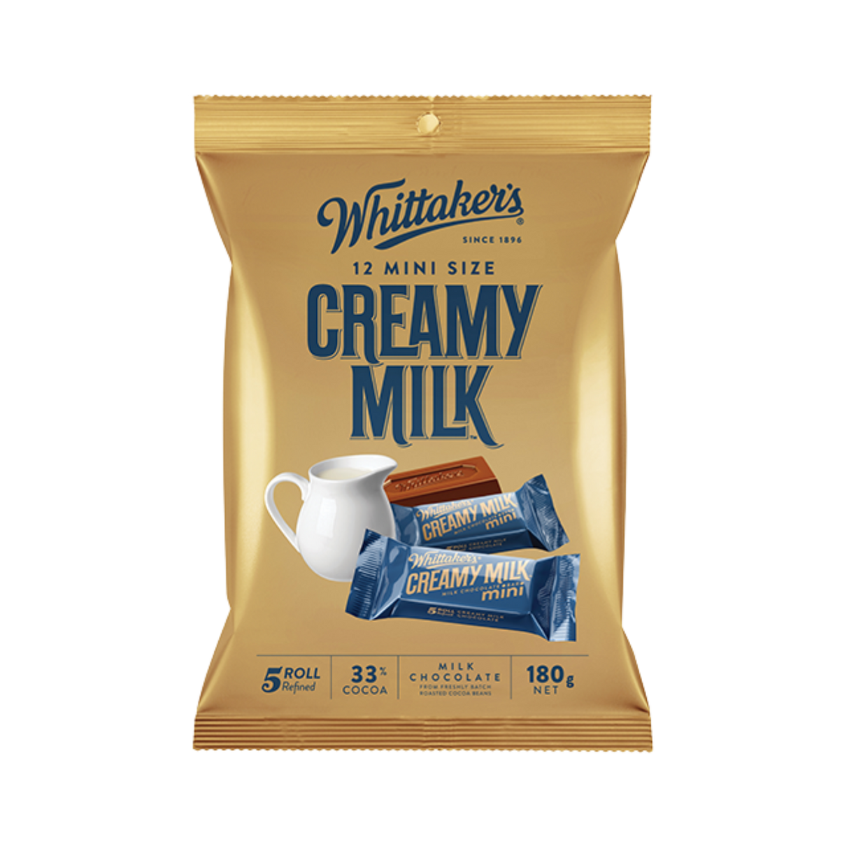 Whittaker's Creamy Milk Mini Slab (12 x 15g)