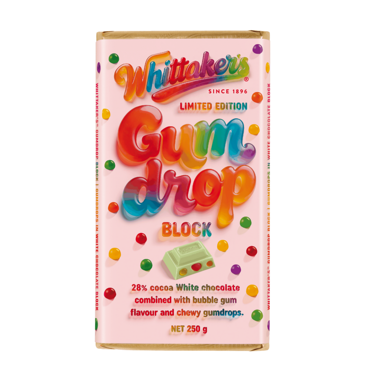 Whittaker's Gumdrop White Chocolate Block (Limited Edition, 250g)