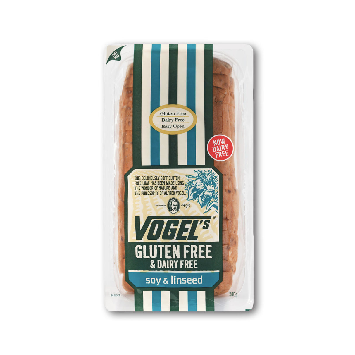Vogel's Gluten & Dairy Free Soy & Linseed Bread (Frozen, 580g)