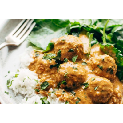 mushroom meatballs.