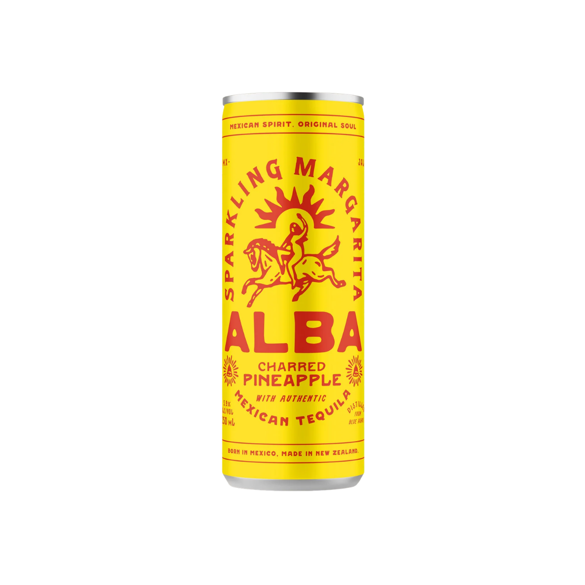ALBA Charred Pineapple Sparkling Margarita (Alc 5.9%, 250ml)