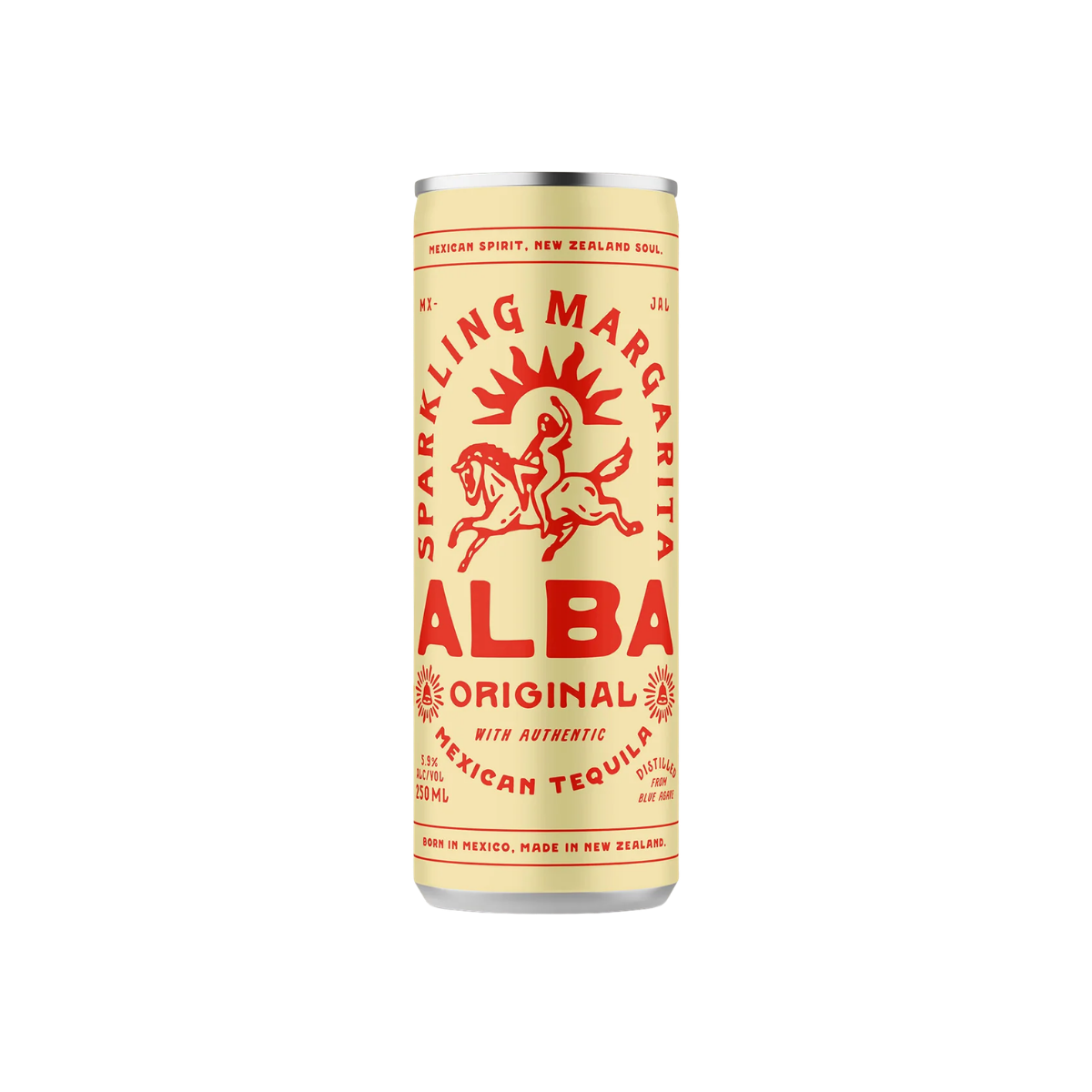 Alba Original Sparkling Margarita (Alc 5.9%, 250ml)