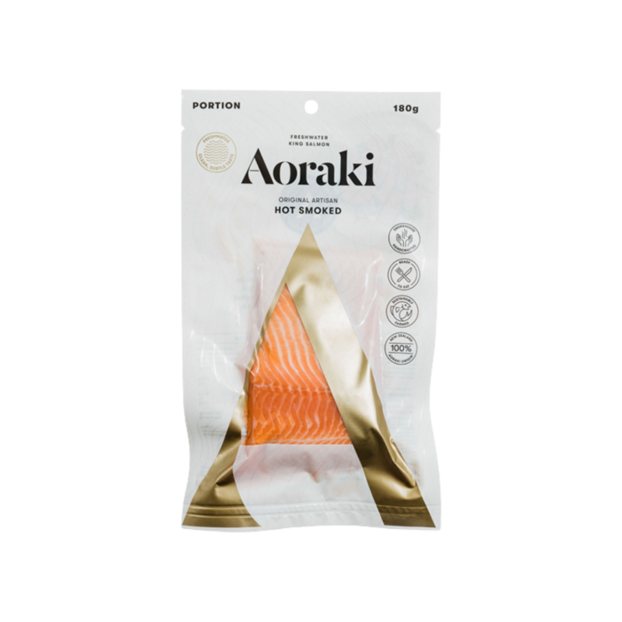 Aoraki Original Artisan Hot Smoked Portion (Frozen, 180g)