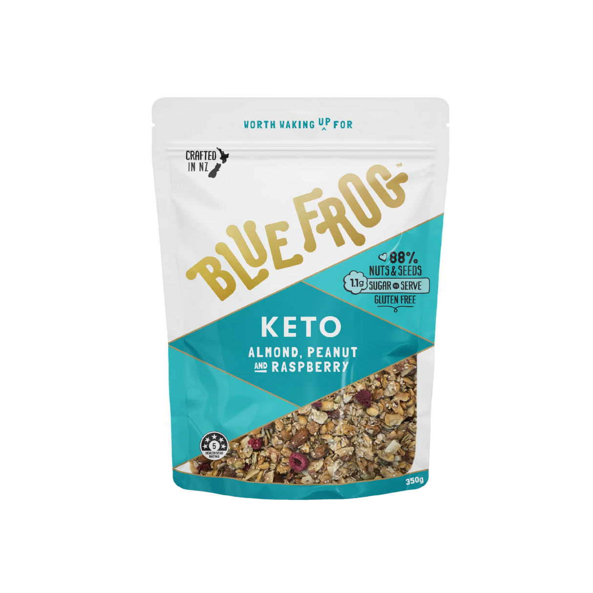 Blue Frog Keto - Almond, Peanut & Raspberry (300g)