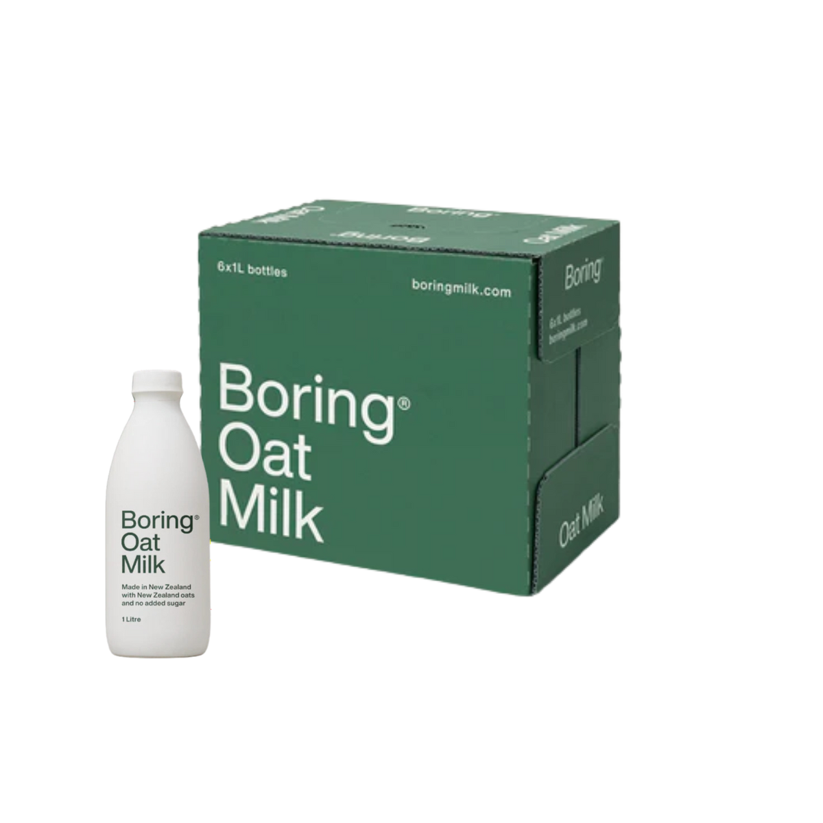 Boring Original Oat Milk (6 x 1L) – Eat The Kiwi