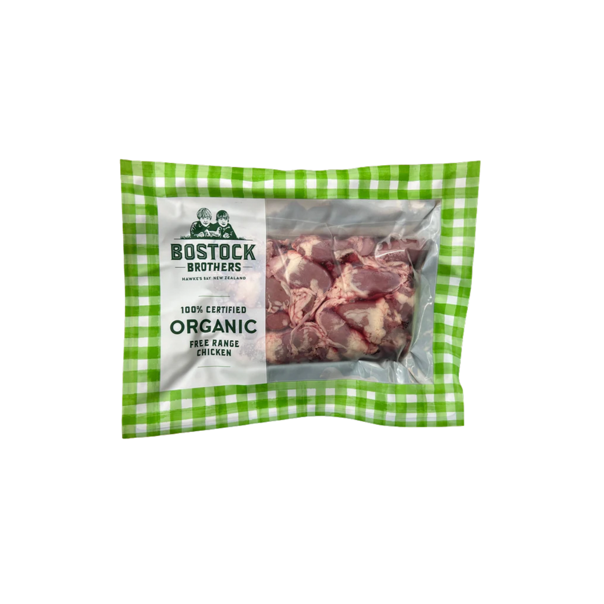 Bostock's Organic Free Range Chicken Heart (Frozen, 500g)