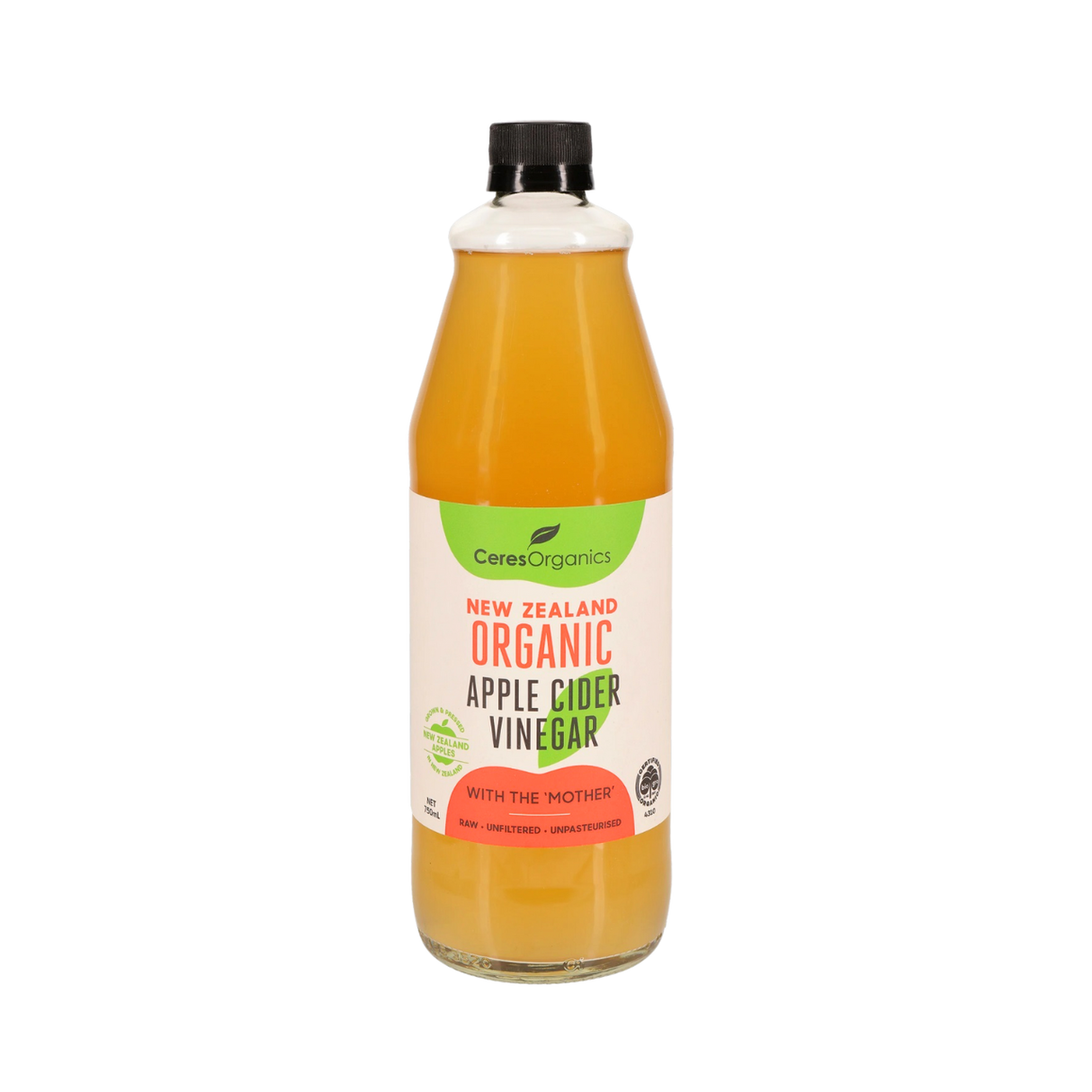 Ceres Organic RAW Apple Cider Vinegar (750ml)