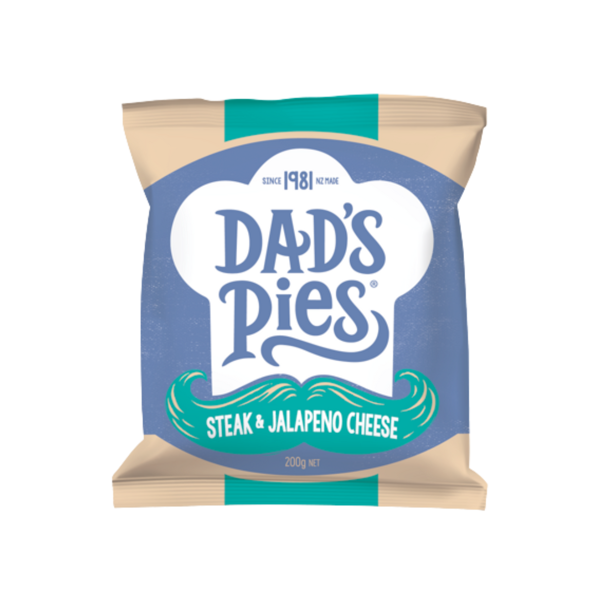 Dad’s Pies Angus Steak & Jalapeño Cheese (Frozen, 200g)
