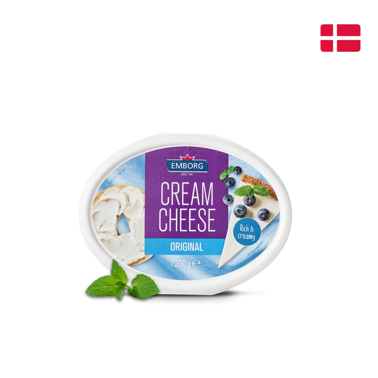 Emborg  Cream Cheese (Chilled, Original, 250g)