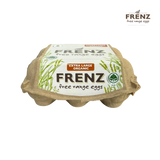 FRENZ Organic Free-Range Eggs (XL, 6 pack)