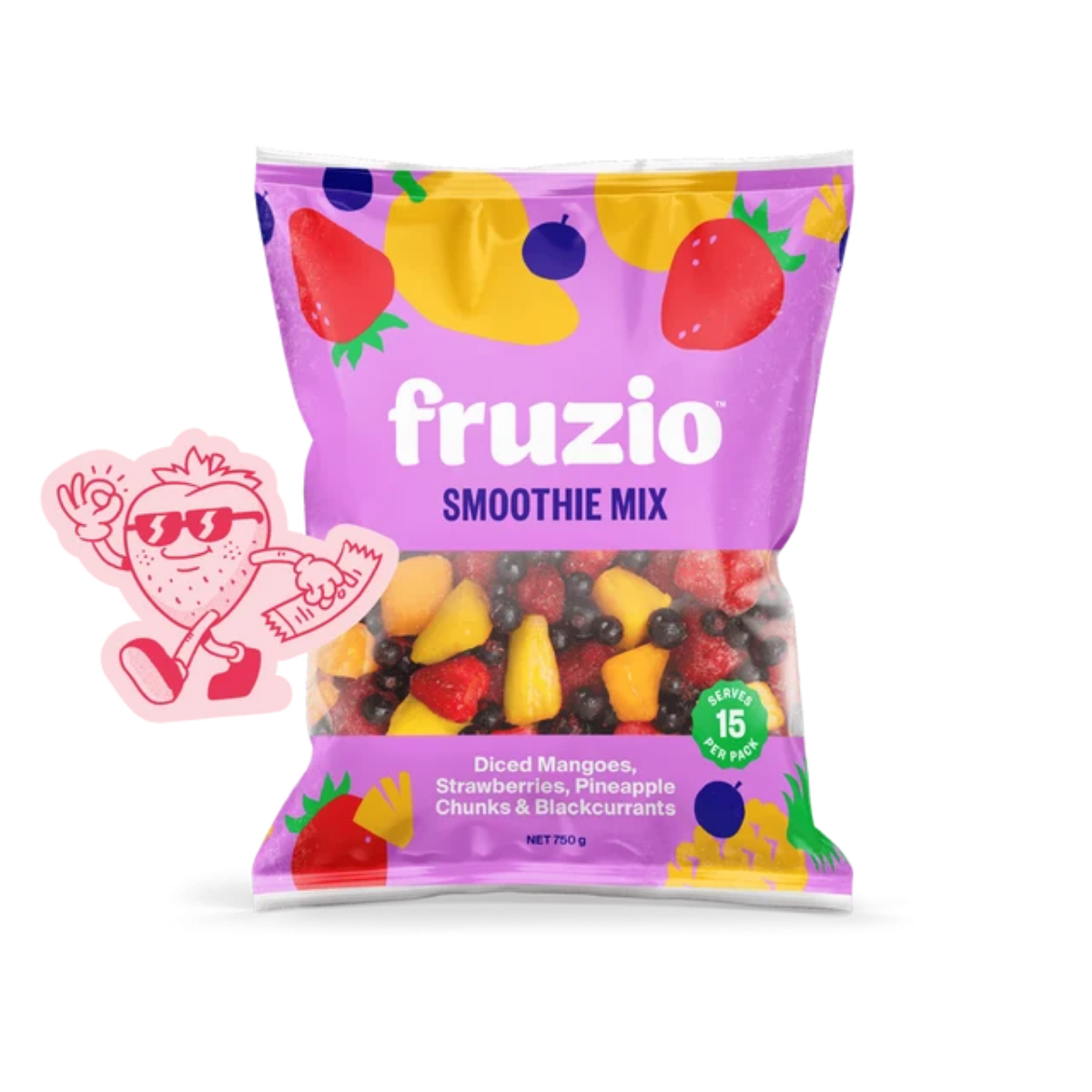 Fruzio Smoothie Mix (Frozen, 750g)