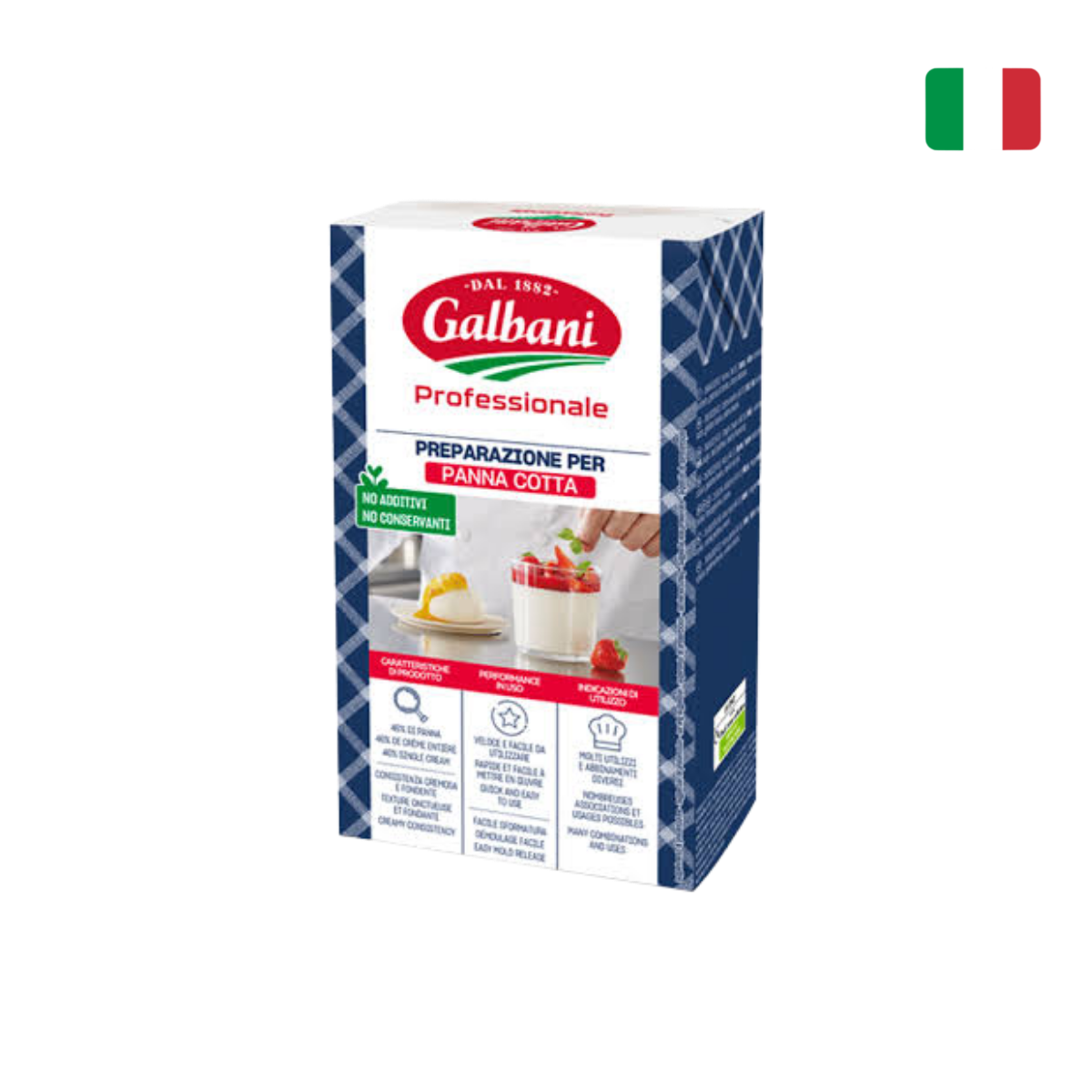 Galbani Panna Cotta preparation (Chilled, 1L)