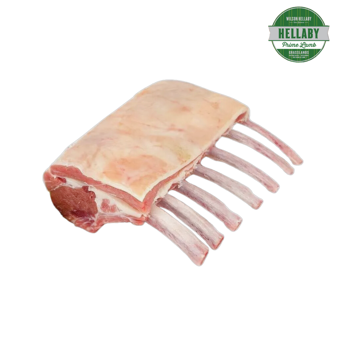 Hellaby's Grass-Fed Lamb Frenched Rack (Chilled, min. 500g)