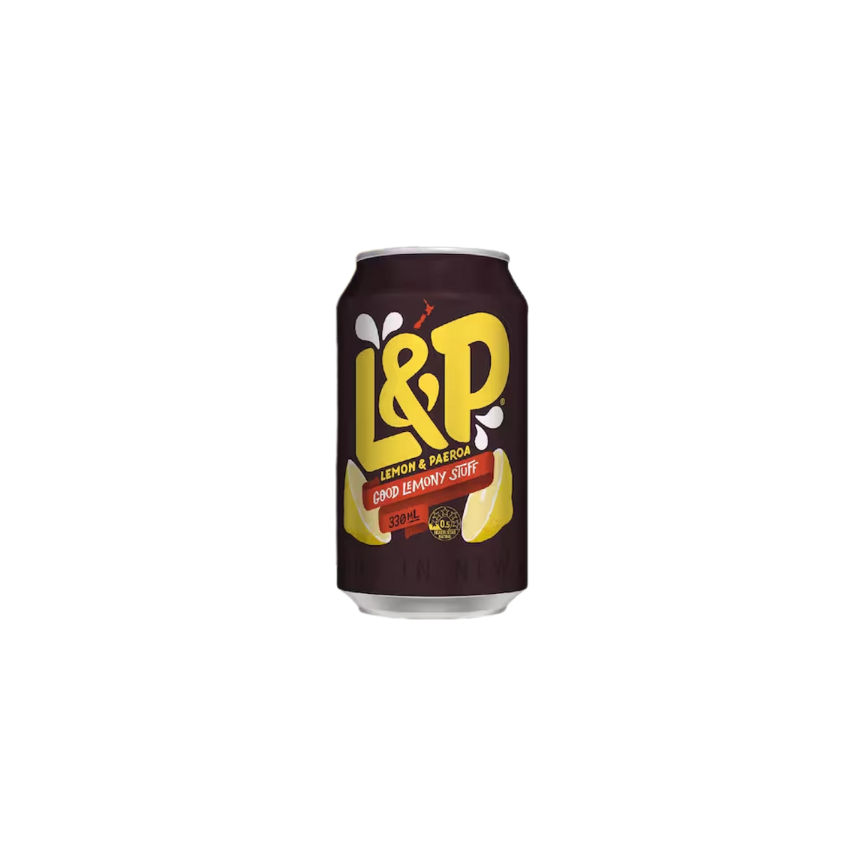 L&P Lemon & Paeroa Soft Drink Can (330ml)