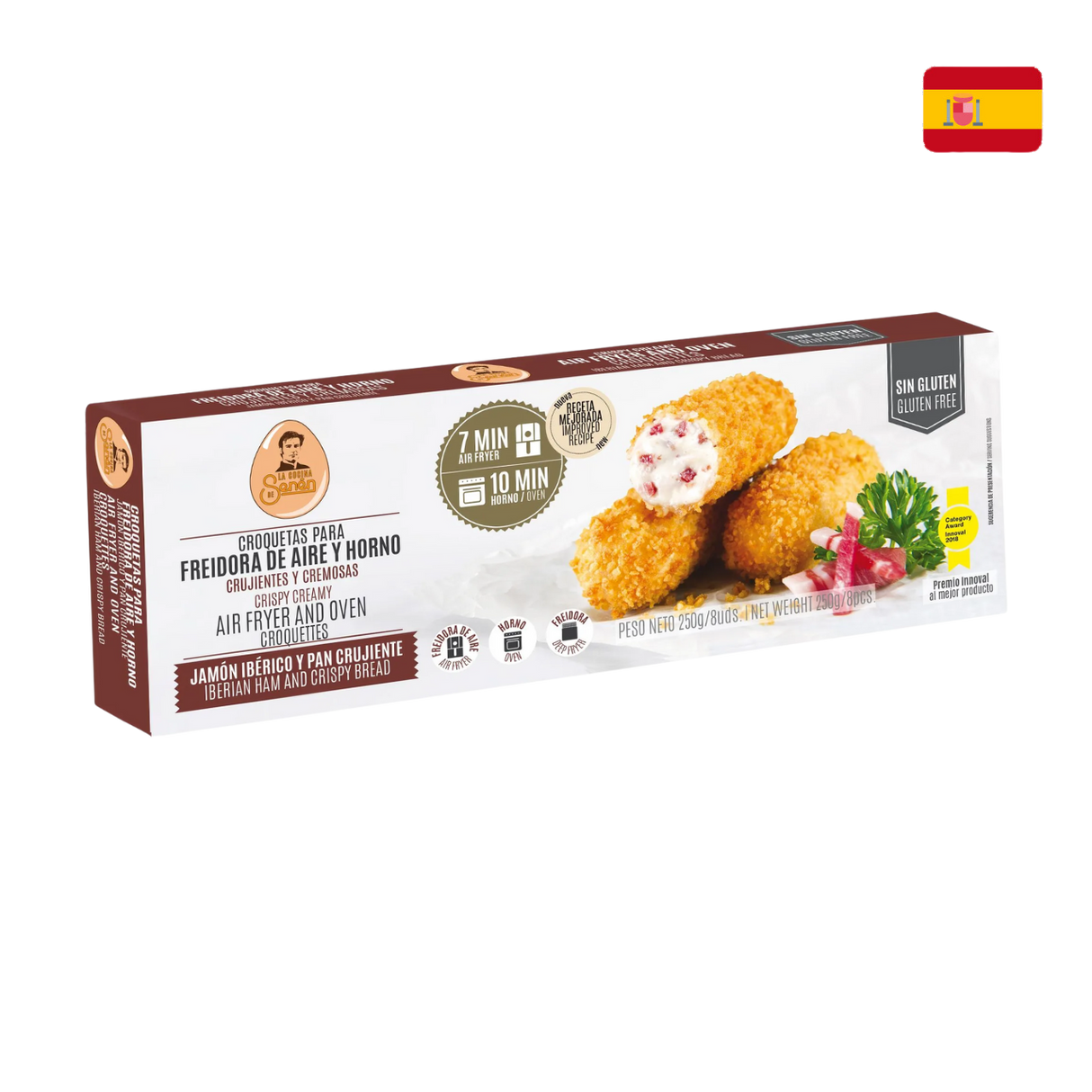 Li Cocina Iberian Ham Oven Croquette Coated In Crispy Breadcrumbs ( Frozen, 200g)