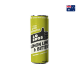 Lo Bros - Organic Kombucha Lemon, Lime & Bitter  (4 x 250ml)