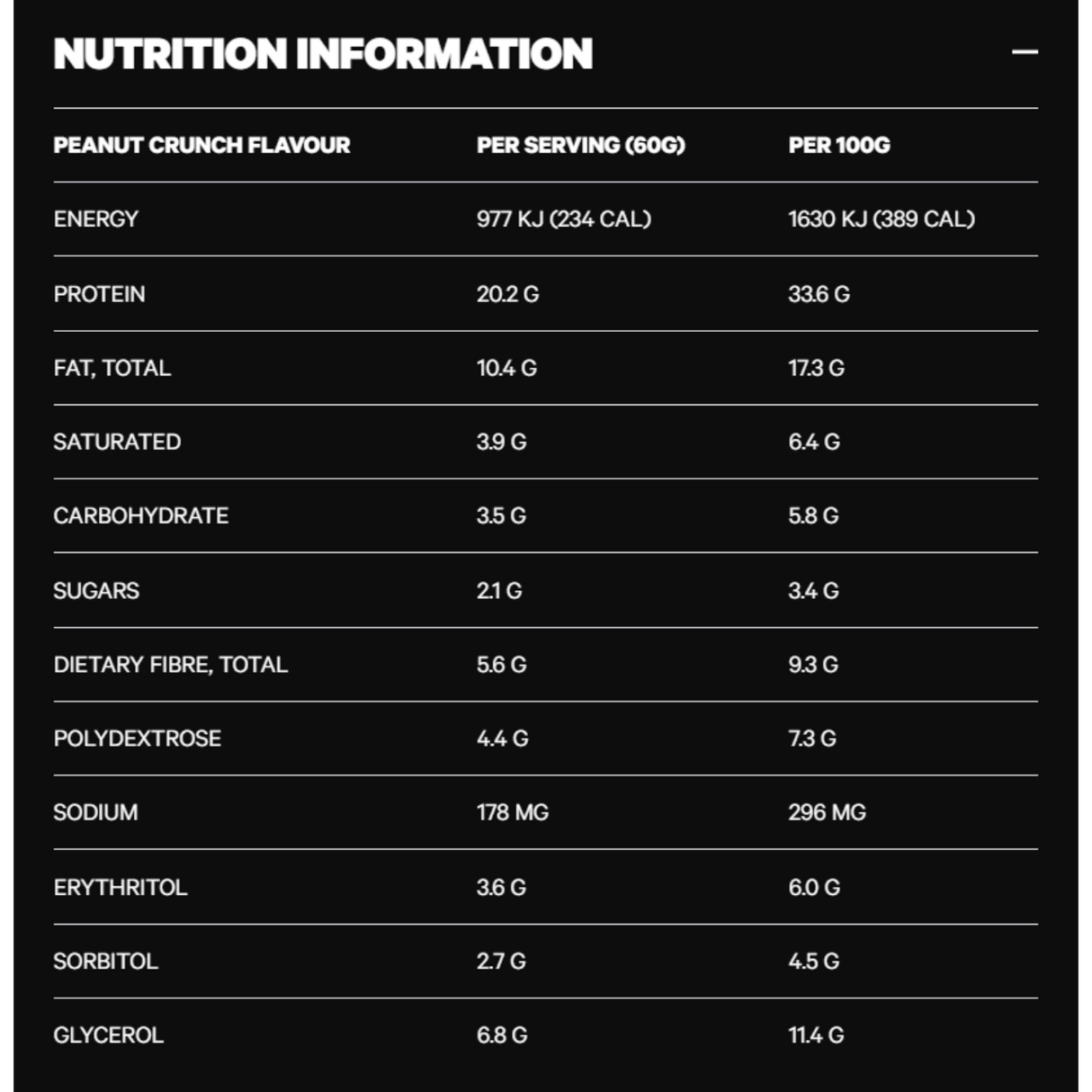 Musashi Deluxe Protein Bar (Peanut Chunch, 60g)