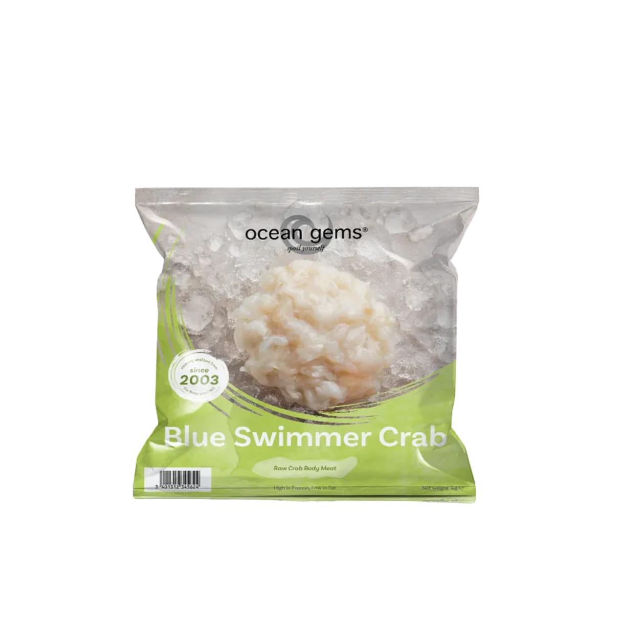Ocean Gems Raw Crab Body Meat ( Frozen, 200g)