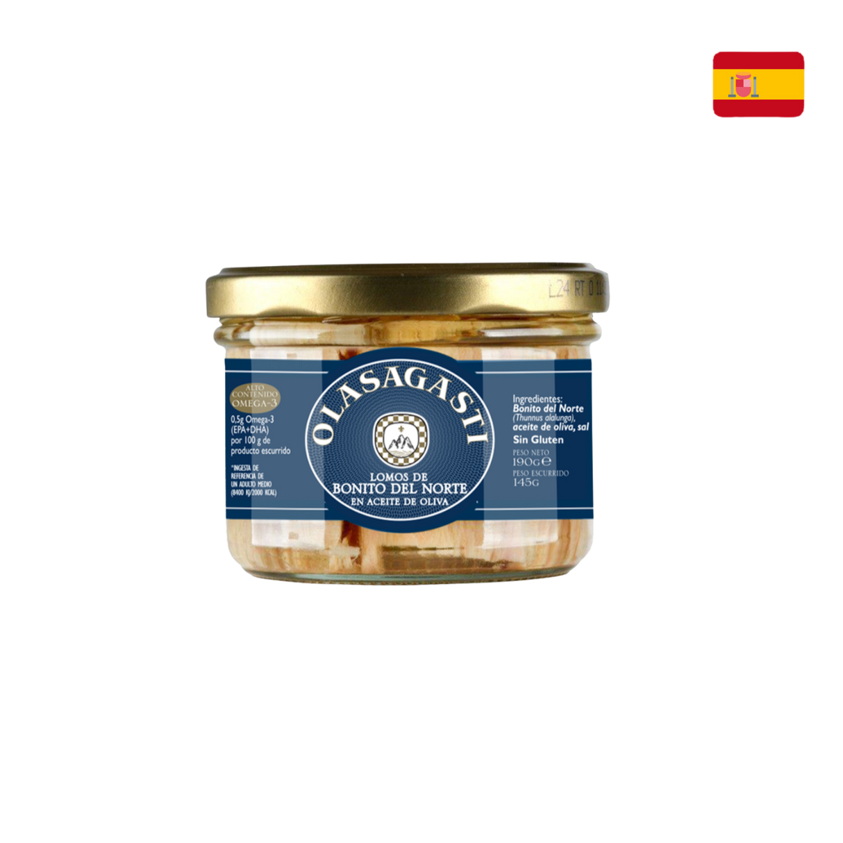 Olasagasti White Tuna Loin in Olive Oil (190g)